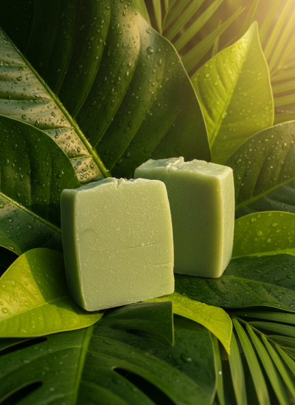 Luxury Greek Yogurt soap Cucumber Lemongrass