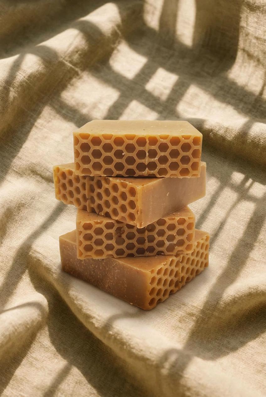 Oatmeal, Milk and Honey Tallow soap with Tumeric
